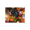 A close up of many different colored vegetables