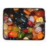 A bunch of different fruits and vegetables on the ground