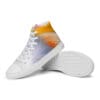 A pair of shoes with an image on them.
