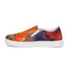 A pair of shoes with an image on them.