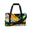Abstract art duffel bag.