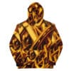 Golden chain links hoodie sweatshirt.