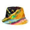 Colorful abstract bucket hat.
