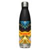 Colorful abstract art water bottle.