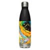 Abstract art water bottle.
