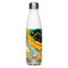 Abstract art water bottle.