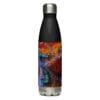 Abstract art water bottle.
