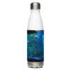 Here's an alt tag for the image: Blue nebula water bottle.