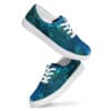 Here's an alt tag for the image: Cosmic nebula sneakers.