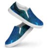 Blue nebula slip-on canvas shoes.