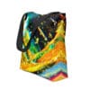 Abstract art tote bag.
