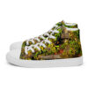 A pair of shoes with a picture on them.