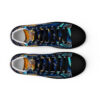 A pair of shoes with an image on them.